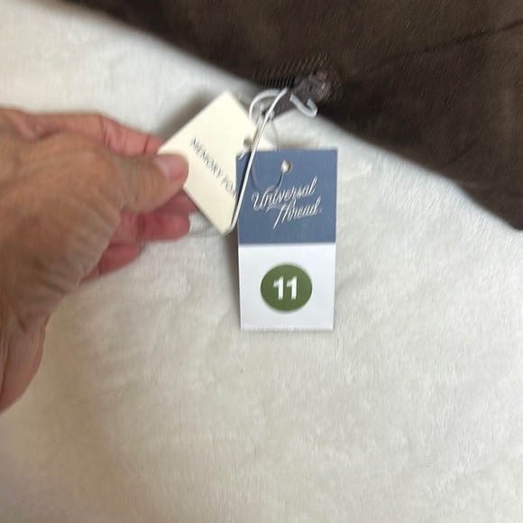 Universal Thread Brown Heeled Boots with Suede Like Finish - Picture 2 of 13